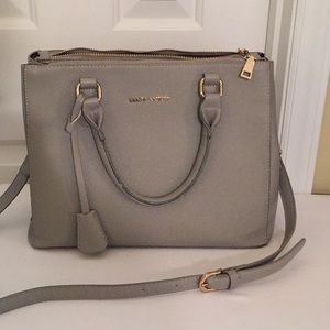 Gray Classy Satchel by Hynes Victory
